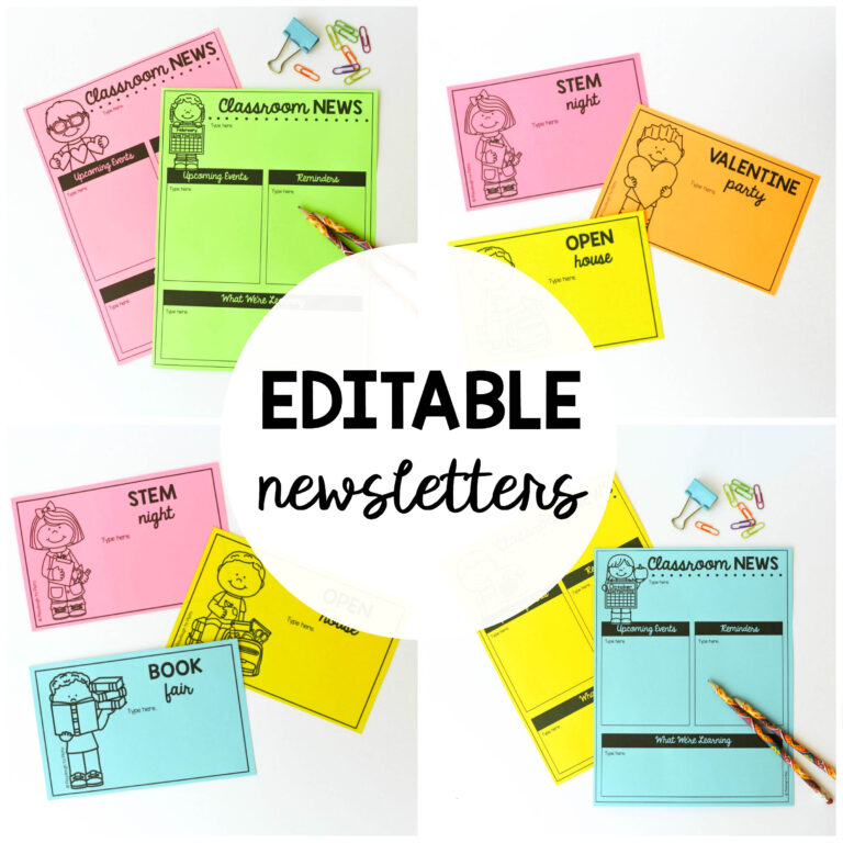 Editable Newsletters