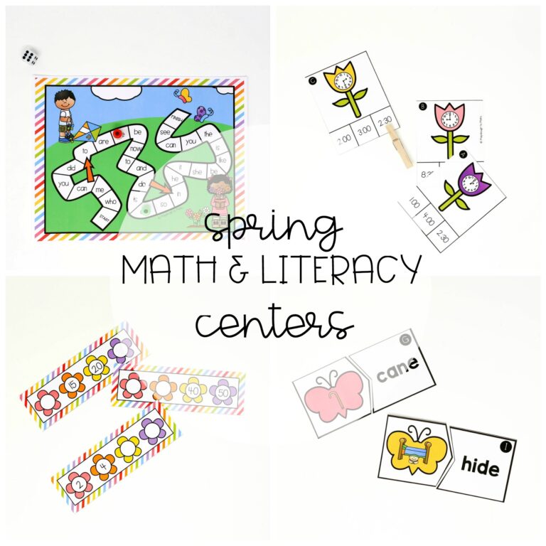 Spring Math & Literacy Centers