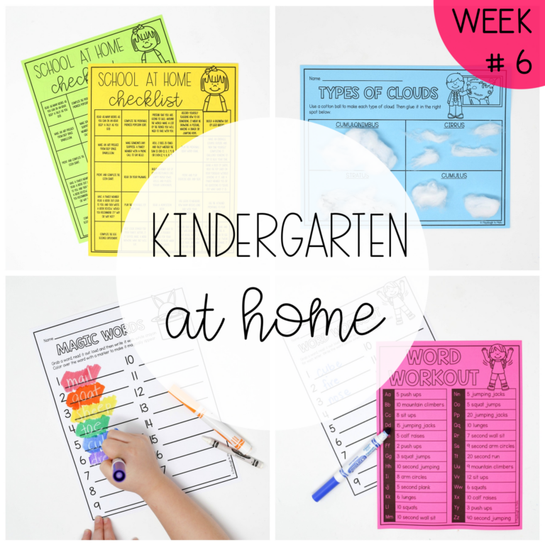 Kindergarten at Home – Distance Learning #6