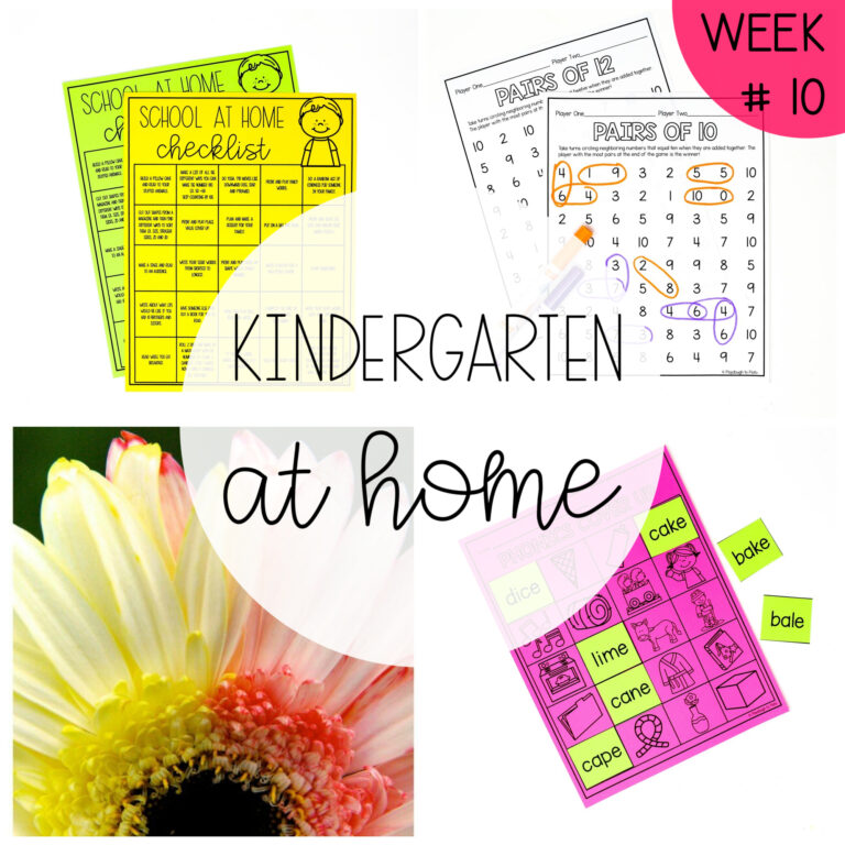 Kindergarten at Home – Distance Learning #10