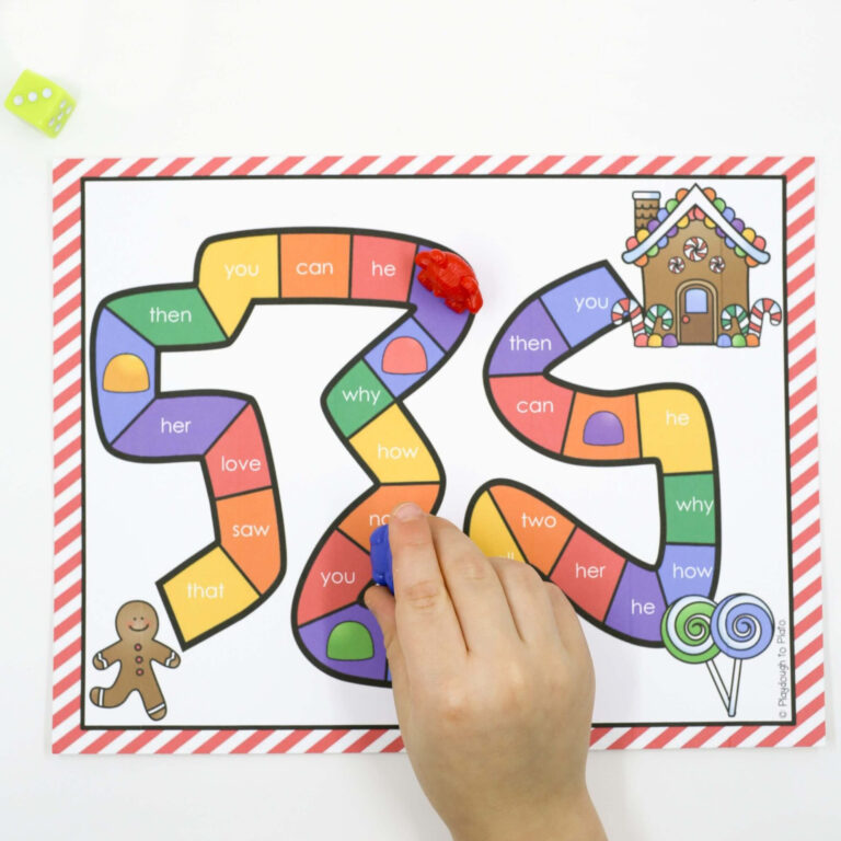 Gingerbread Sight Word Game