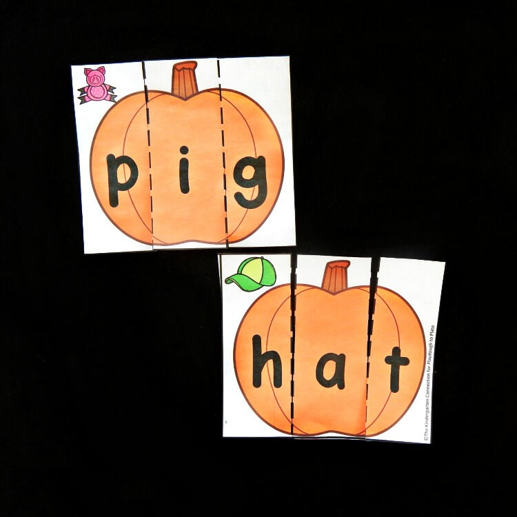 Pumpkin CVC Puzzles