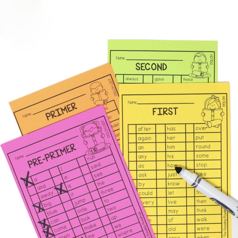 Sight Word Lists