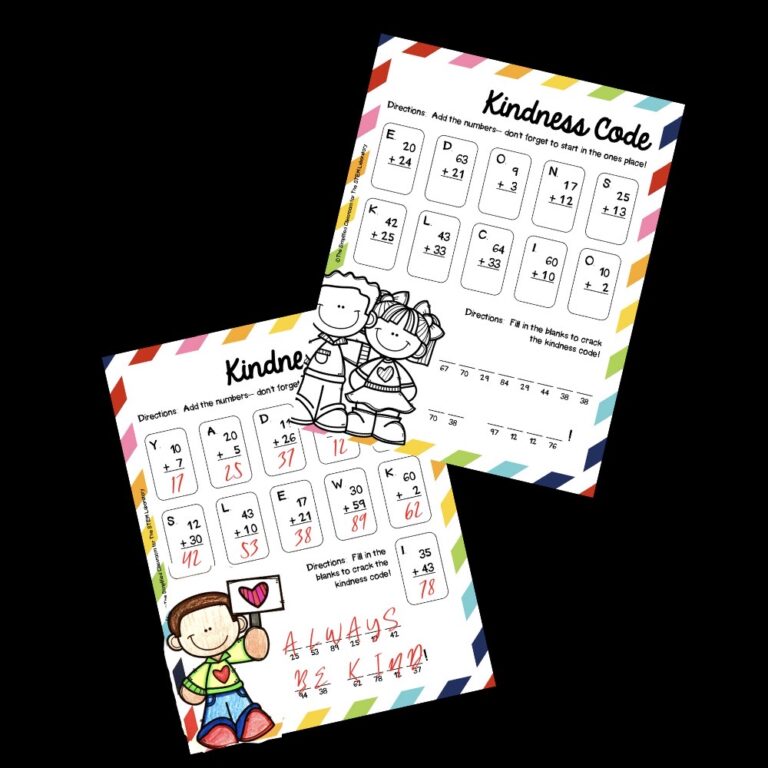 Addition Kindness Codes