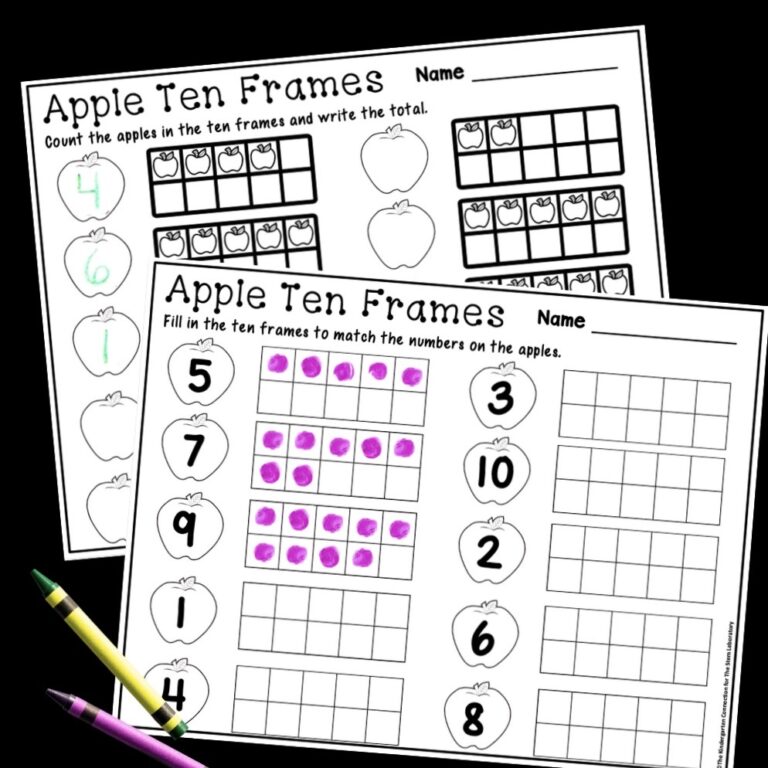 Apple Ten Frames