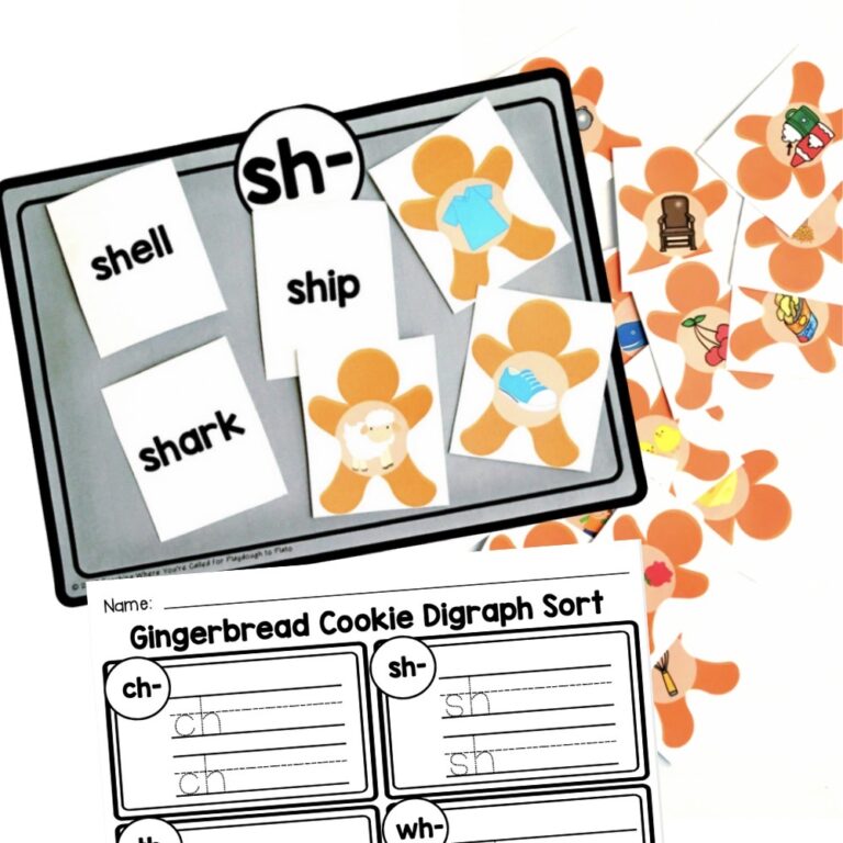 Gingerbread Cookie Digraphs