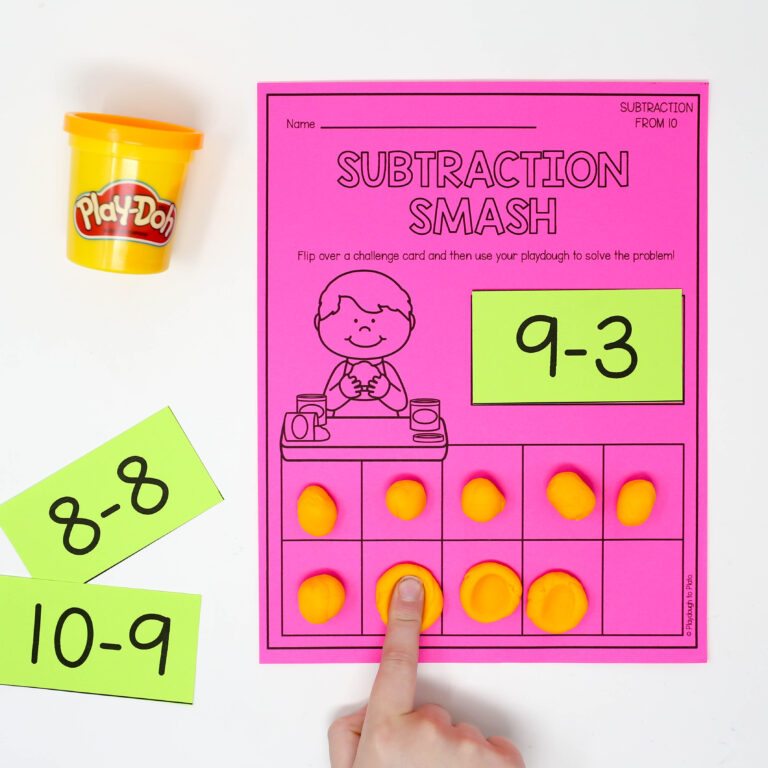 Subtraction Smash Mats