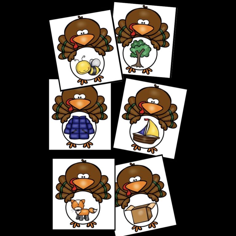 Rhyming Turkey Cards
