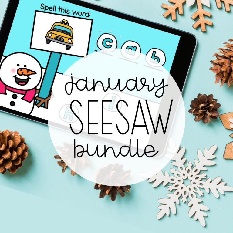 Seesaw January Centers