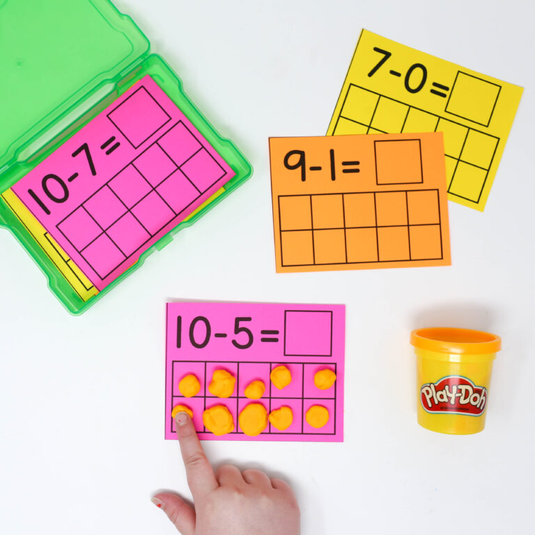 Subtraction Ten Frames