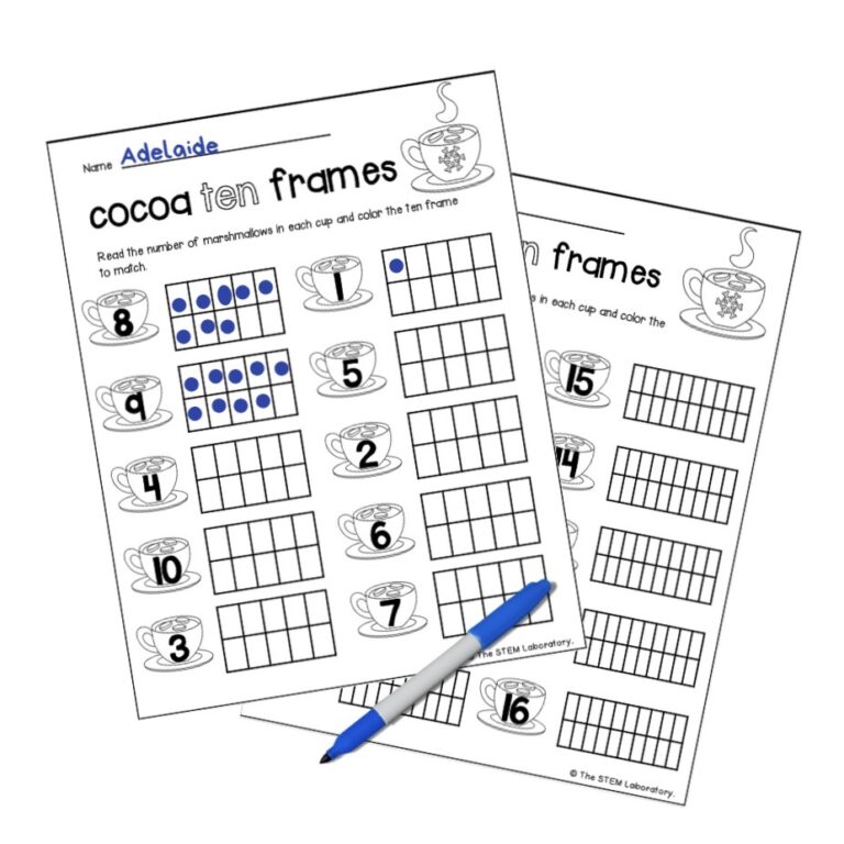 Cocoa Ten Frames