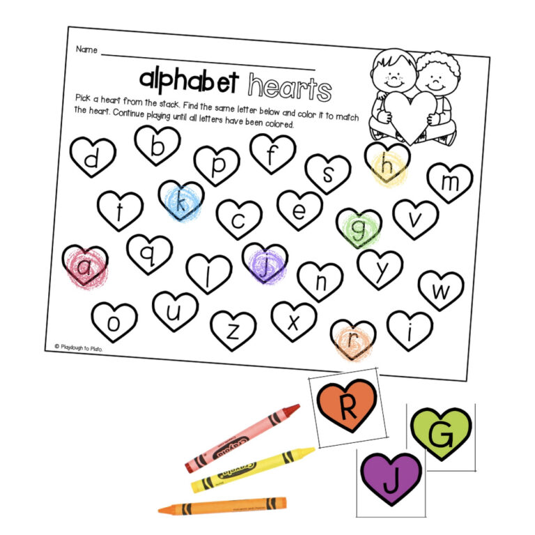 Alphabet Hearts