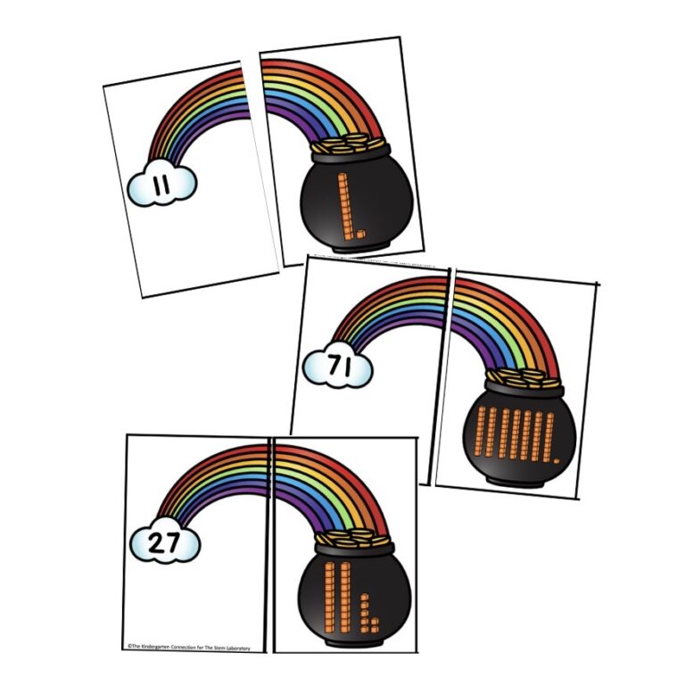 Pot of Gold Base Ten Block Puzzles
