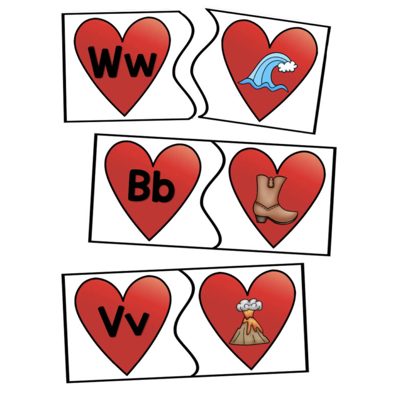 Beginning Sound Valentine’s Day Puzzles