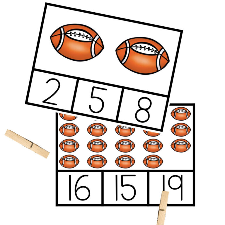 Football Clip Cards