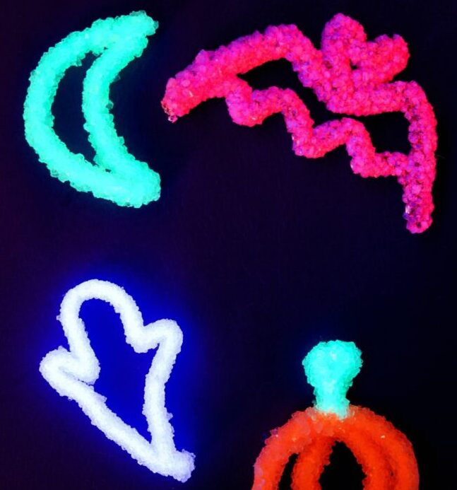 Glow in the Dark Halloween Crystals