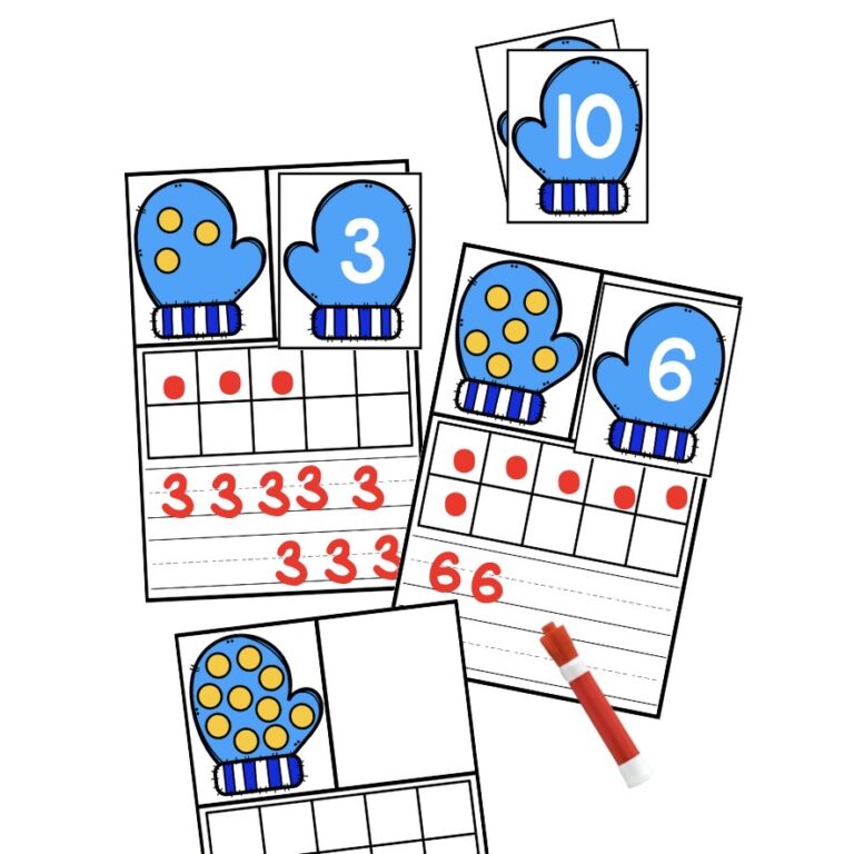 Mitten Counting Mats