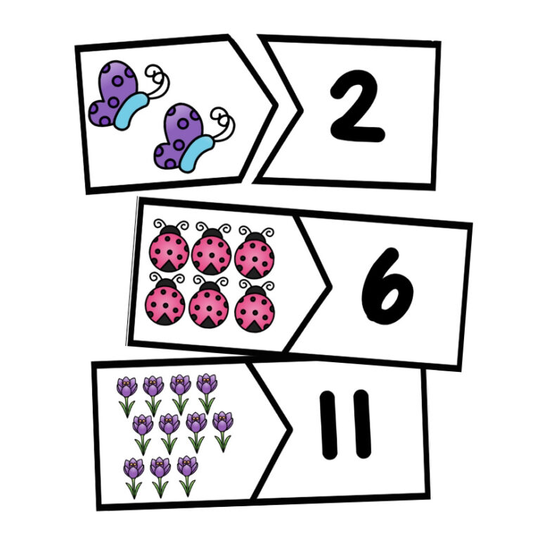 Spring Number Puzzles
