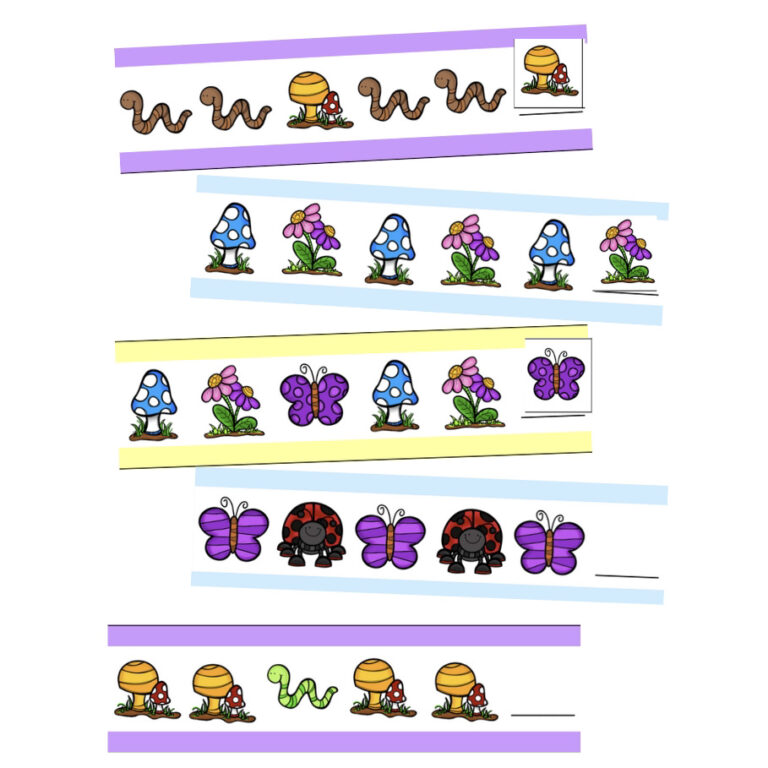 Spring Pattern Cards