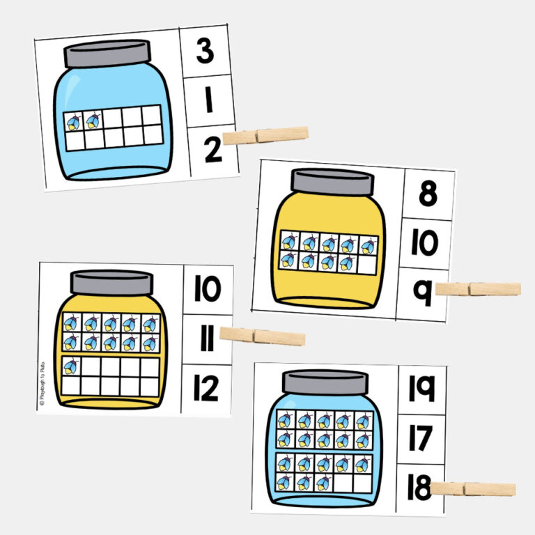 Bug Counting Clip Cards