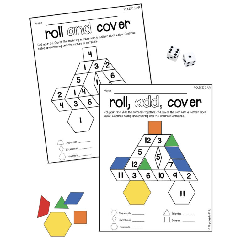 Community Helper Pattern Block Mats