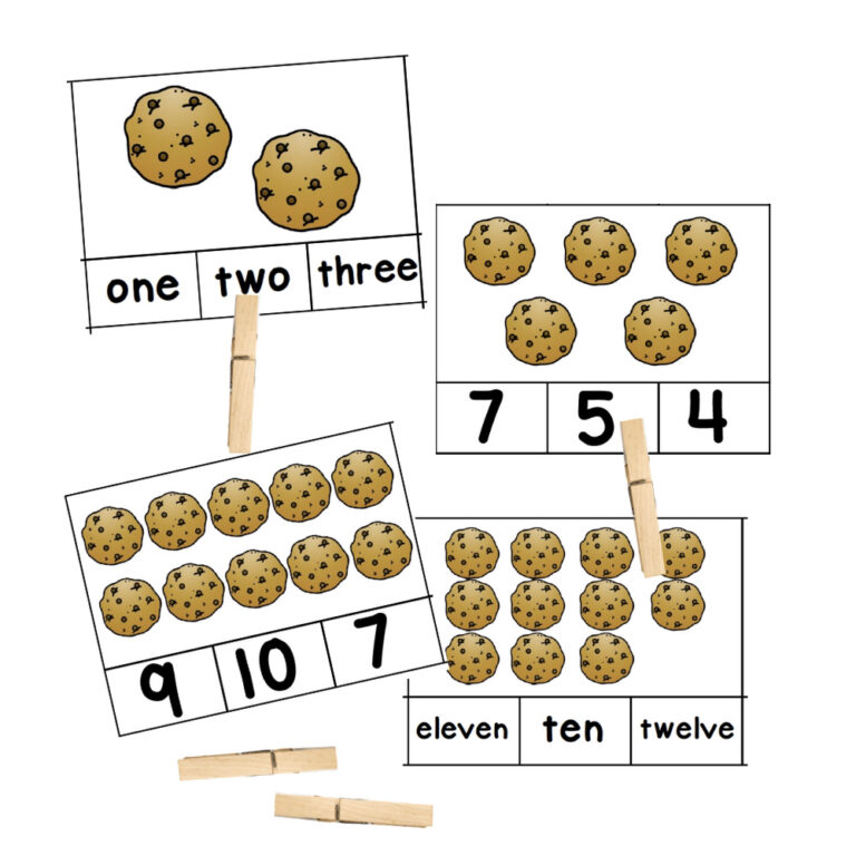 Cookie Count and Clip Cards