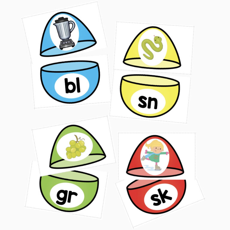 Easter Egg Consonant Blends