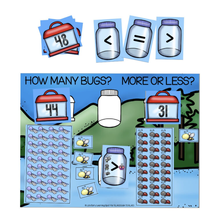 Greater Than, Less Than Bug Game