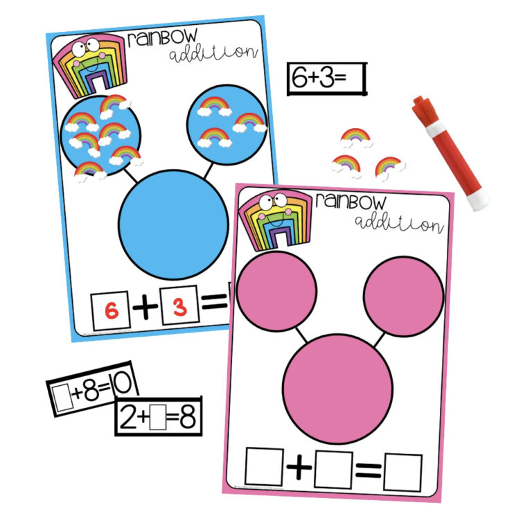 Rainbow Addition Mats