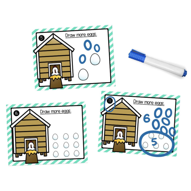Write and Wipe Farm Counting Cards