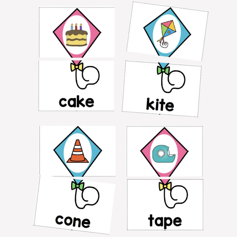 Magic E Kite Puzzles