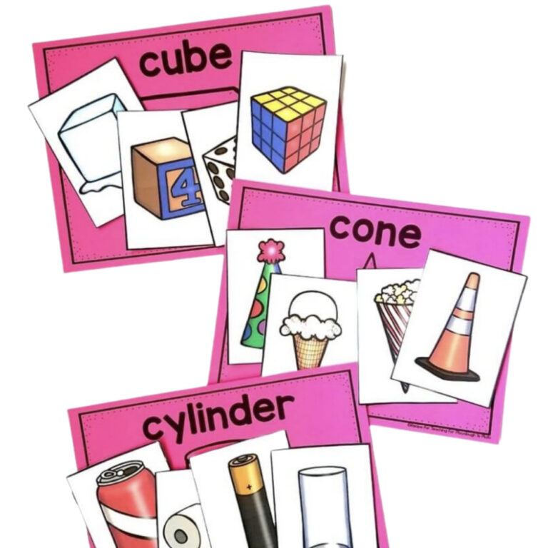 3D Shape Sorting Mats