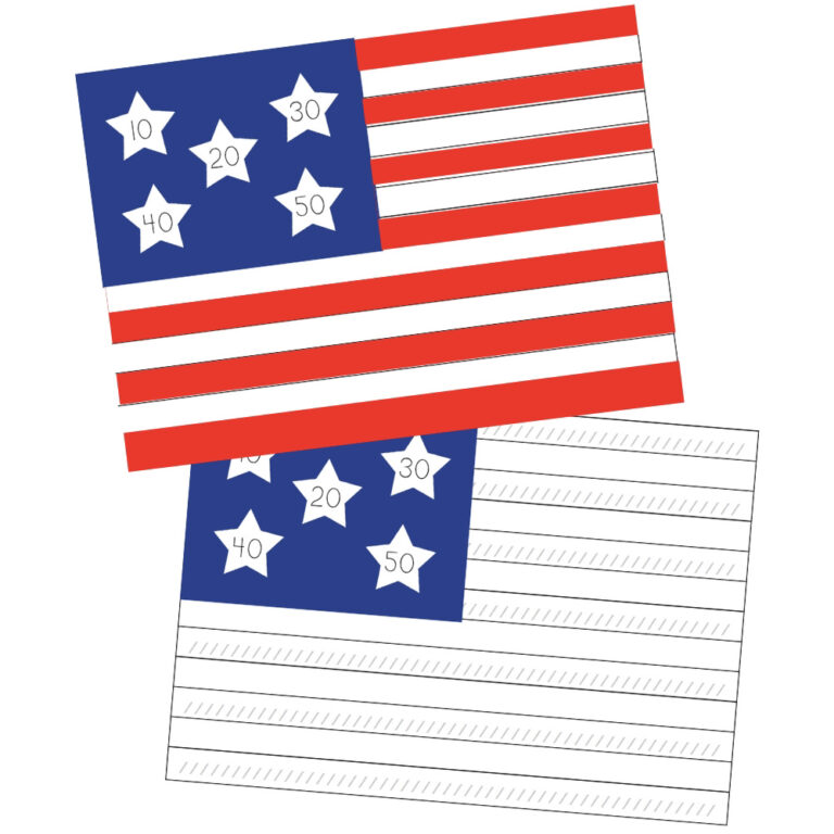 American Flag Challenge Activity