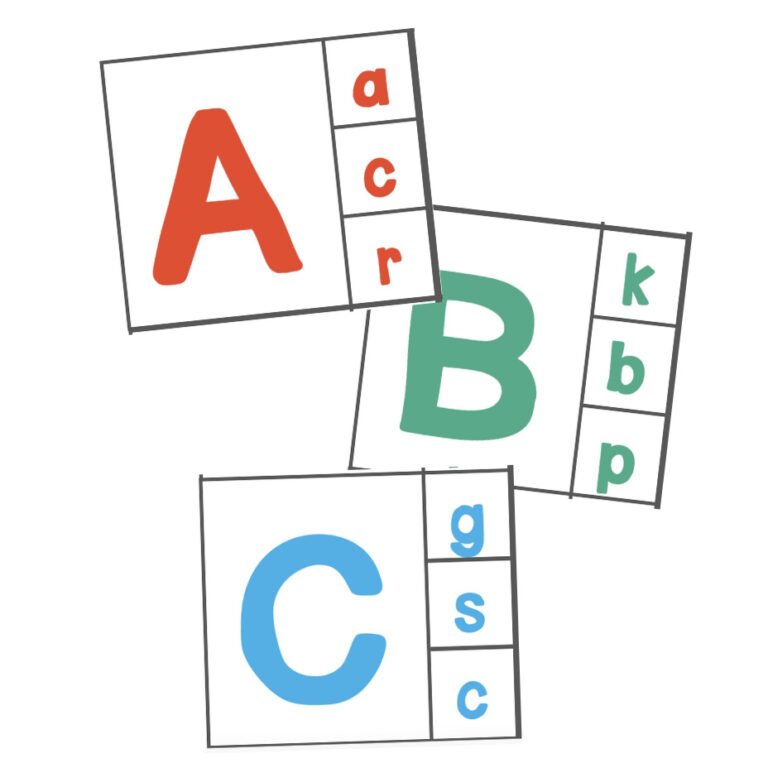 Alphabet Clip Cards