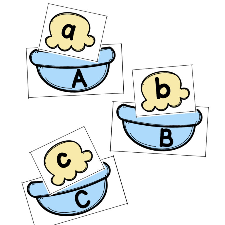 Ice Cream ABC Match