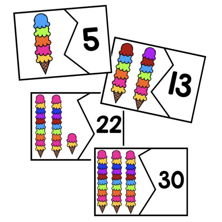 Ice Cream Counting Puzzles