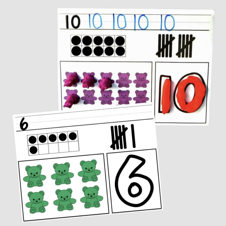 Number Activity Mats 1-10