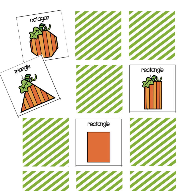 Pumpkin Shape Match Up