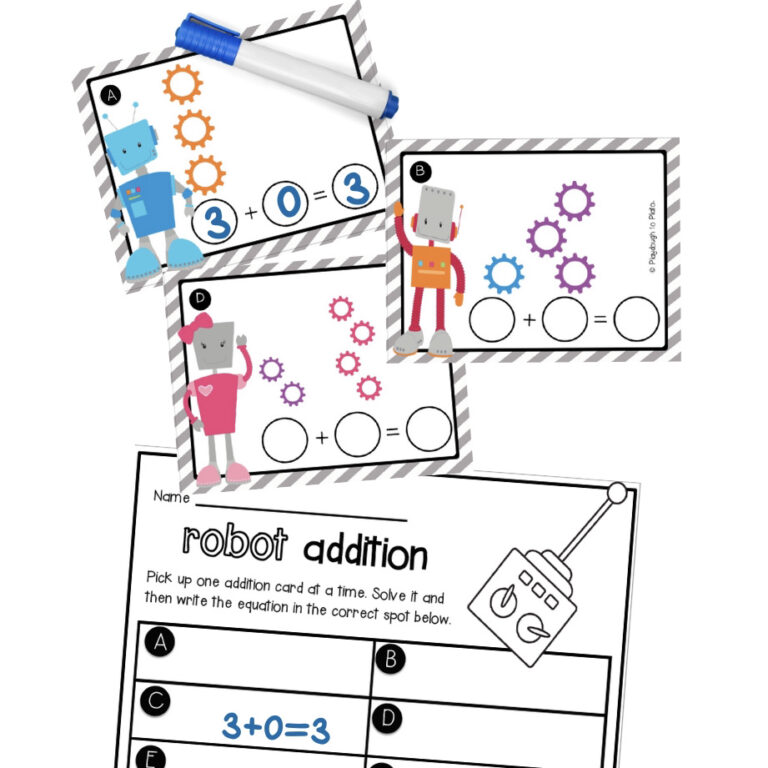 Robot Addition Cards