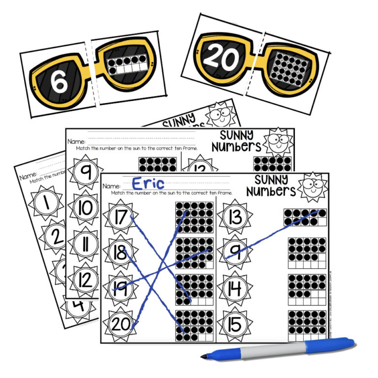 Sunglass Number Puzzles
