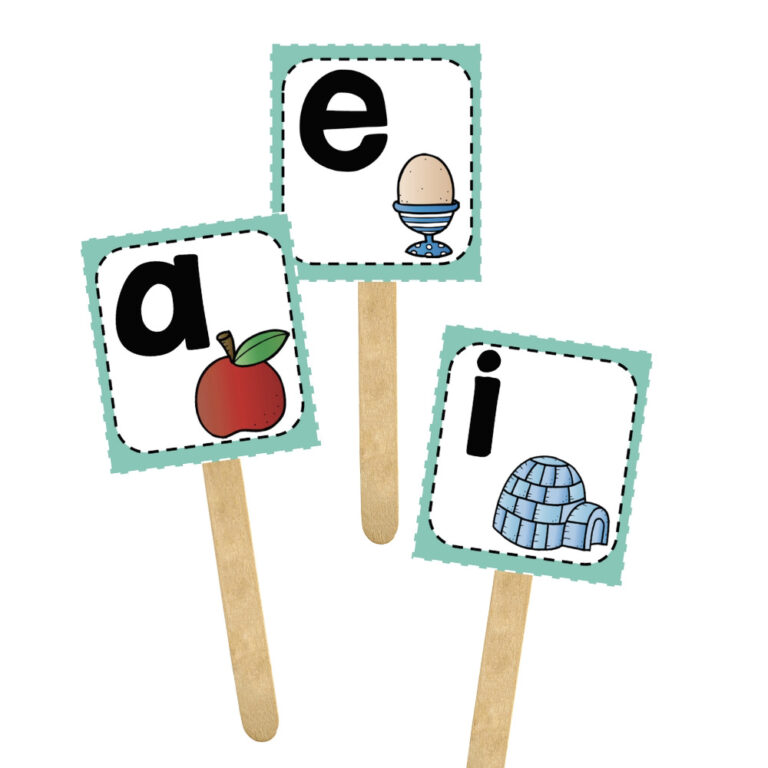 Vowel Sound Sticks