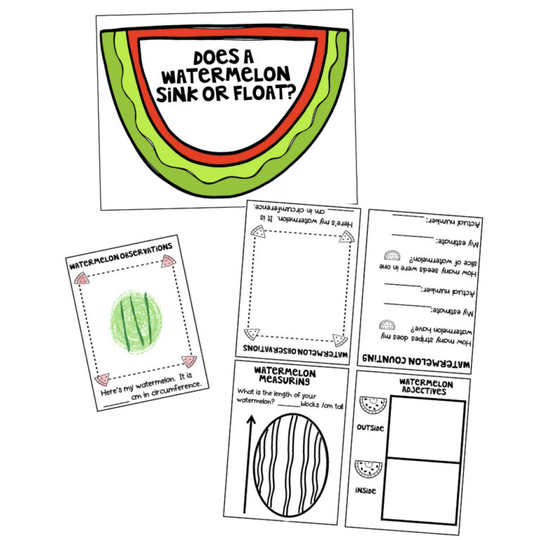 Watermelon STEM Book