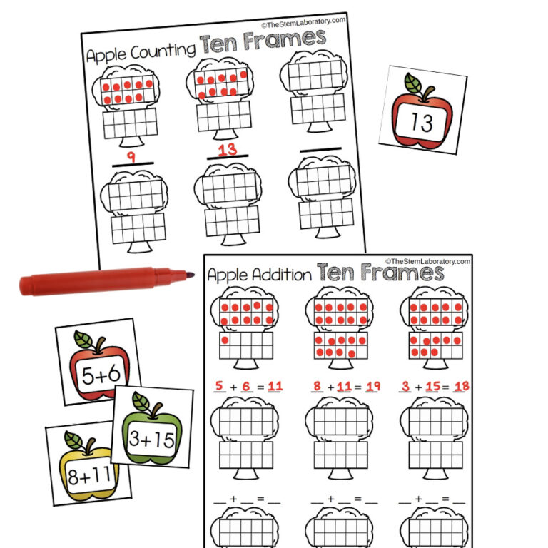 Apple Ten Frames