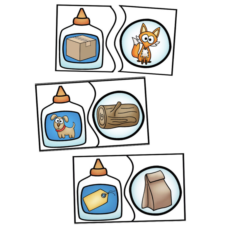 Back to School Rhyming Puzzles