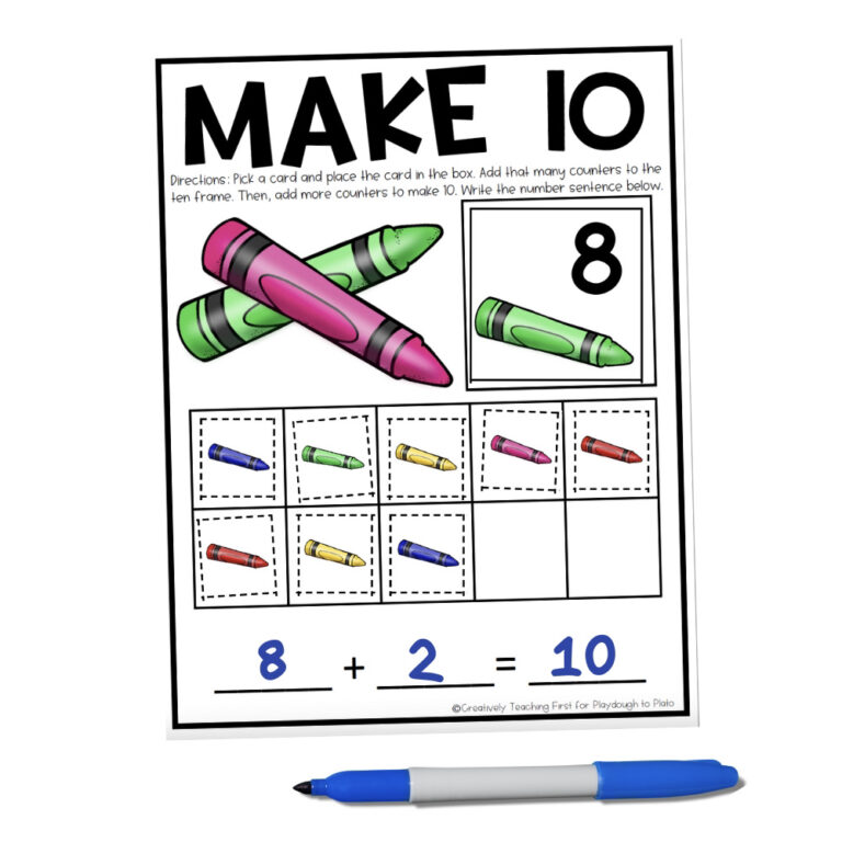 Crayon Ten Frames