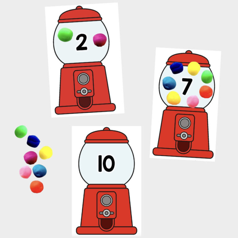 Gumball Number Mats
