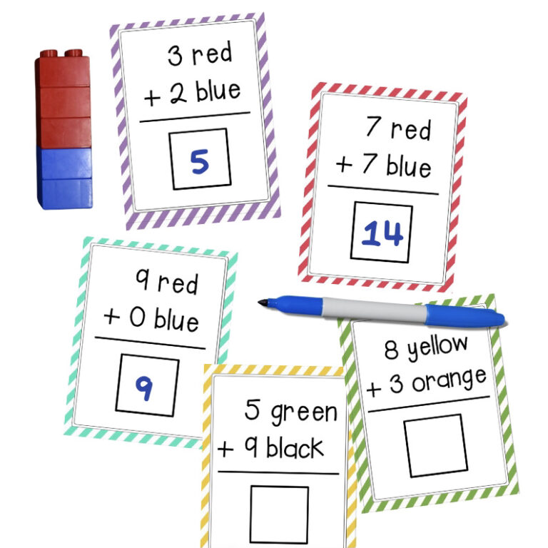 LEGO Addition Cards