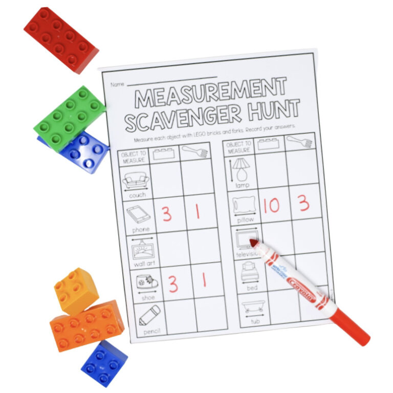 Linear Measurement Scavenger Hunt