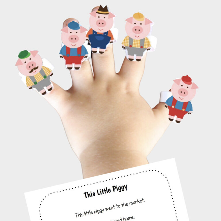 This Little Piggy Finger Puppets