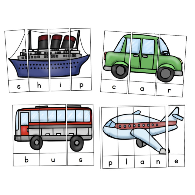 Transportation Word Puzzles